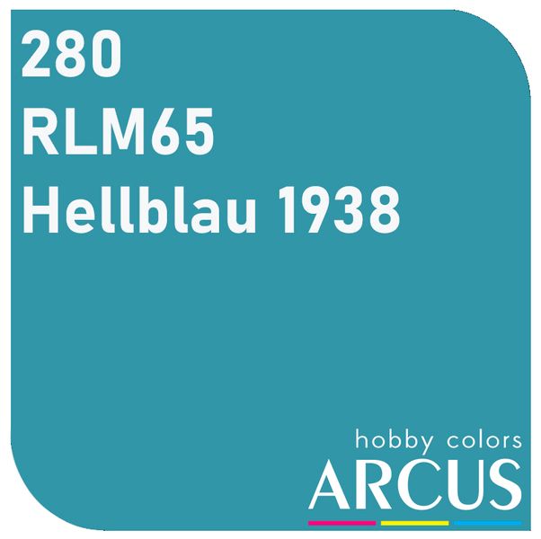 E280 Алкидная эмаль RLM 65 Hellblau ARC-E280 фото