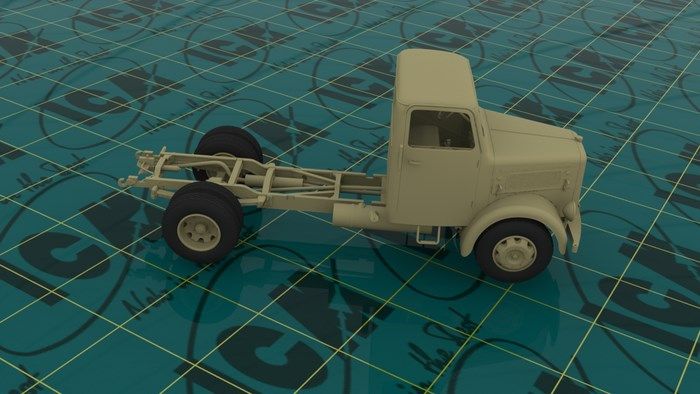 Збірна модель 1:35 вантажного автомобіля Magirus S330 ICM35452 фото
