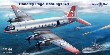 Сборная модель 1:144 самолета. Handley Page Hastings C.1 МикроМир, геликоптеры и вертолеты MM144029 фото
