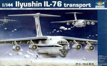 Збірна модель Trumpeter іл-76 - 1:144 масштабна з пластику, гелікоптери та вертольоти TRU03901 фото