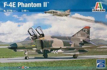 Сборная масштабная модель 1:48 истребителя F-4E Phantom II Italeri, геликоптеры и вертолеты ITL2770 фото