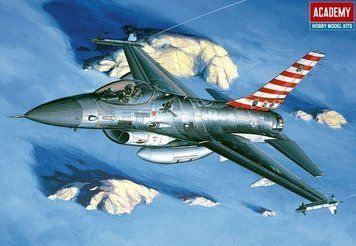 Збірна модель Academy f-16 А/C Fighting Falcon - 1:48 масштабна з пластику, гелікоптери та вертольоти AC12259 фото
