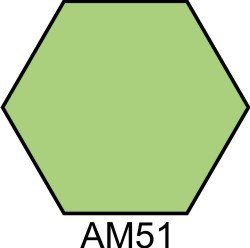 Краска акриловая бледно-зеленая матовая Хома (Homa) АМ51 HOM-AM51 фото