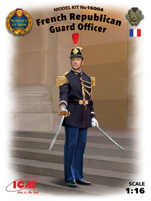 Офицер Республиканской гвардии Франции - 1:16 ICM16004 фото