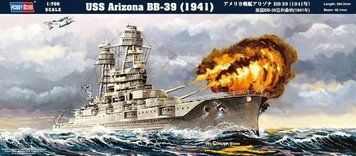 Сборная модель Hobby Boss uSS 'Arizona' BB-39 - 1:700 масштабная из пластика, флот и военные корабли HB83401 фото