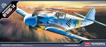 Збірна модель 1:72 винищувача Bf 109-G14 Academy, військова авіація до 1945 р. AC12454 фото
