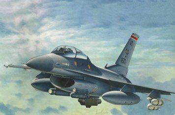 Сборная модель Italeri f-16 - 1:72 из пластика, геликоптеры и вертолеты ITL0188 фото