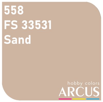 E558 Алкідна емаль Sand FS 33531 Алкідна емаль Sand FS 33531 ARC-E558 фото