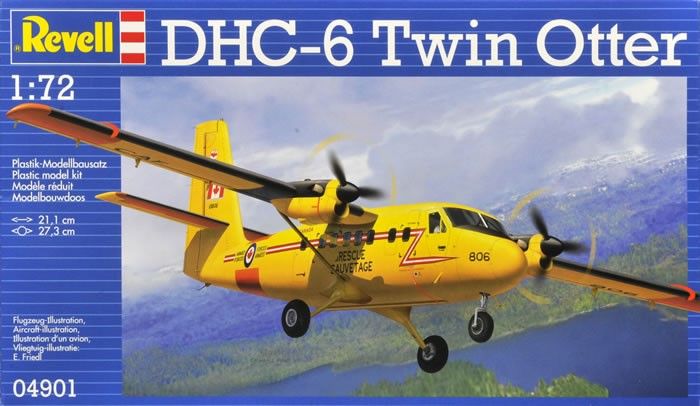 Збірна модель 1:72 літака DHC-6 Twin Otter RV04901 фото
