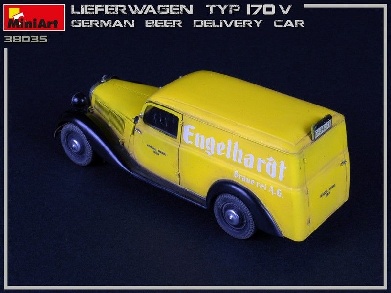 Збірна модель 1:35 машина доставки пива Lieferwagen Typ 170V MA38035 фото