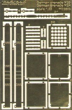 Немецкие гранаты M39 и M24 - 1:35 MD3503 фото