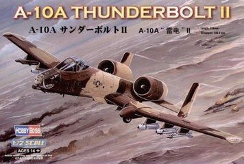 Сборная модель Hobby Boss a-10A Thunderbolt II - 1:72 пластиковая, геликоптеры и вертолеты HB80266 фото