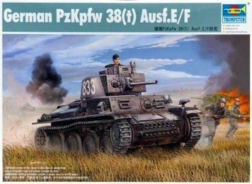 Збірна модель 1:35 танка PzKpfw 38(t) Ausf.E/F (Прага) Trumpeter, танки і САУ TRU01577 фото