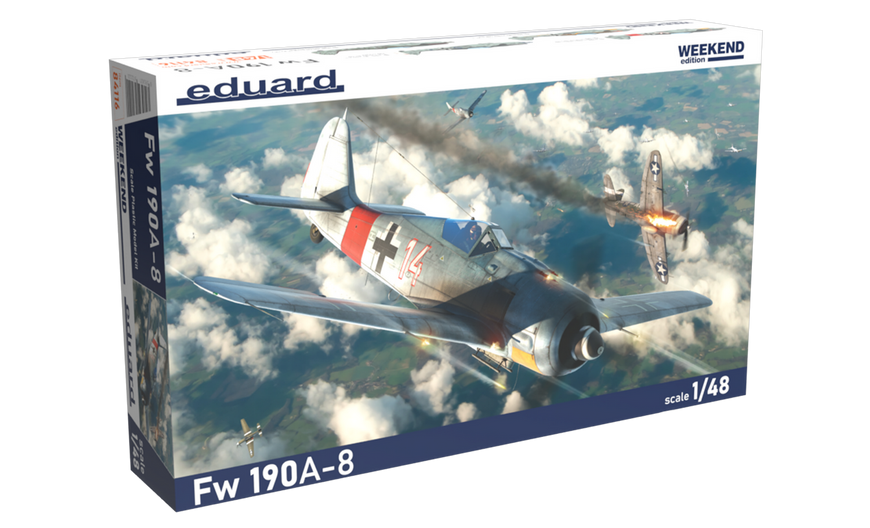 Сборная модель 1:48 истребителя Fw 190A-8 EDU84116 фото