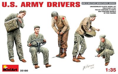 Набор 1:35 фигурок U.S. Army Drivers MA35180 фото