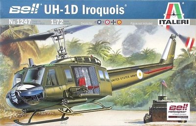 Сборная модель 1:72 вертолета UH-1D ITL1247 фото