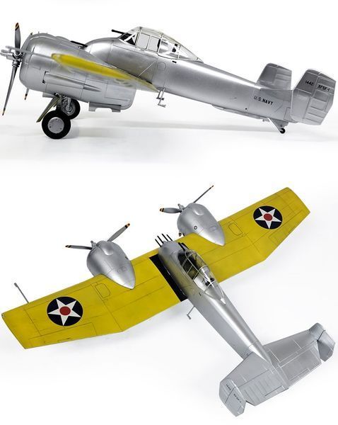 Збірна модель літака USN XF5F-1 Skyrocket, Academy 12363 AC12363 фото