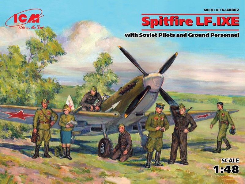 Spitfire LF.IXE - 1:48 ICM48802 фото