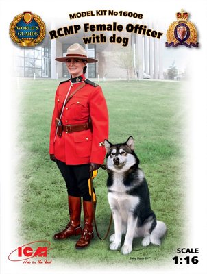 Офіцер канадської поліції із собакою - 1:16 ICM16008 фото