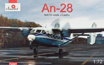 Збірна модель Amodel ан-28 - 1:72 масштабна з пластику, військова авіація після 1945 р. AMO72227 фото