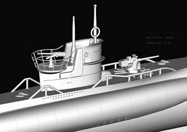 Navy Type VII-B U-Boat - 1:350 HB83504 фото