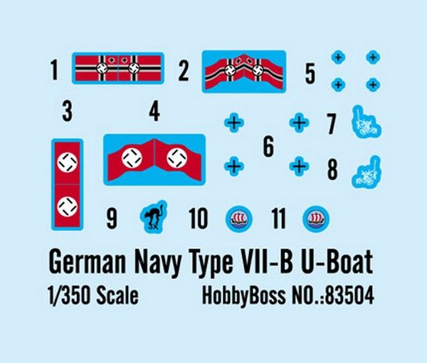 Navy Type VII-B U-Boat - 1:350 HB83504 фото