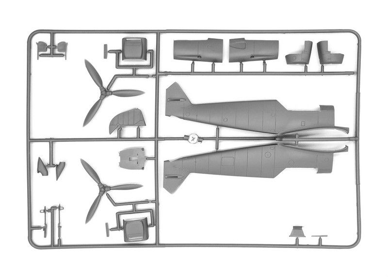 Сборная масштабная модель 1:48 авиационного комплекса Mistel S1 ICM48101 фото