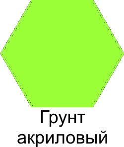 Грунт акриловый желто-зеленый HOM-GA-YEGR фото