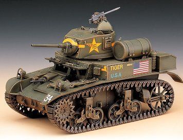 Сборная модель легкого танка M3A1 Stuart, Academy 13269 AC13269 фото