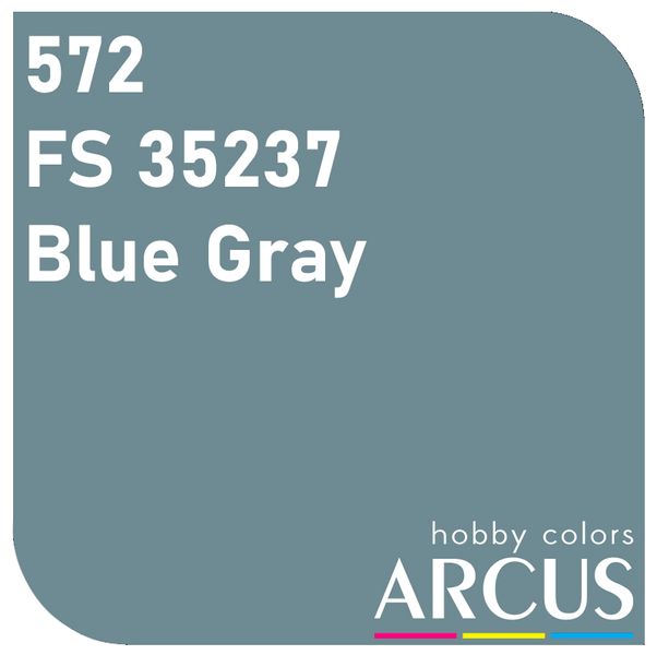 E572 Алкидная эмаль FS 35237 Blue Gray ARC-E572 фото