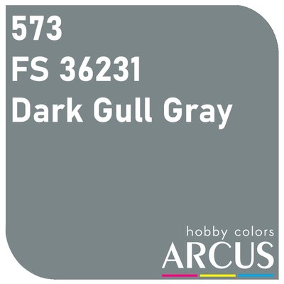 E573 Алкидная эмаль FS 36231 Dark Gull Gray ARC-E573 фото