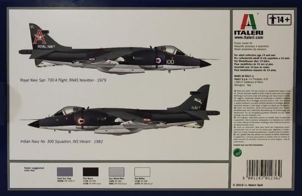 Sea Harrier FRS.1 - 1:72 ITL1236 фото