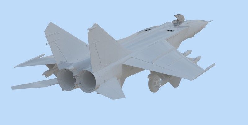 Сборная модель 1:48 истребителя МиГ-25ПД ICM48903 фото