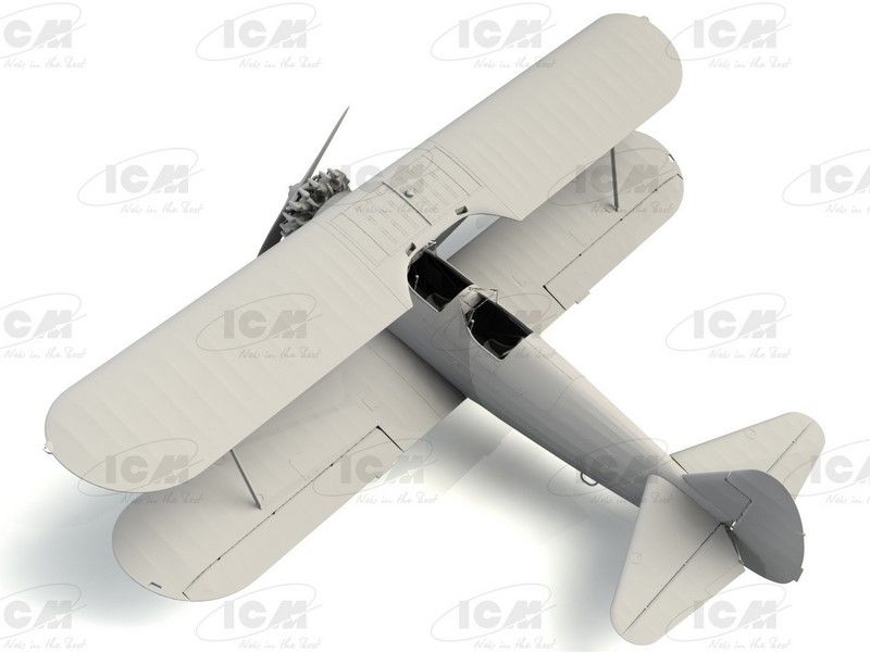 Збірна модель 1:32 літака. Stearman PT-13/N2S-2/5 Kaydet ICM32052 фото