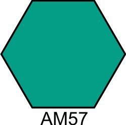 Краска акриловая сине-зеленая матовая Хома (Homa) АМ57 HOM-AM57 фото