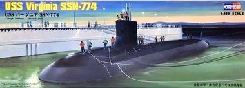 Збірна модель Hobby Boss uSS Virginia SSN-774 - 1:350 масштабна з пластику, флот і підводні човни HB83513 фото