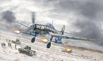Збірна модель літака Ju 87 G-2 Kanonenvogel 1/72, Italeri 1466, військова авіація до 1945 р. ITL1466 фото