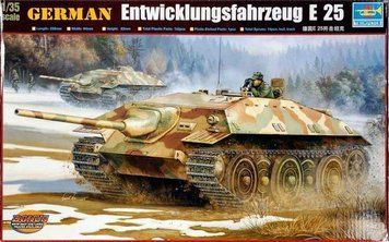 Збірна модель Trumpeter entwicklungsfahrzeug E-25 - 1:35 масштабна з пластику, танки і САУ TRU00383 фото