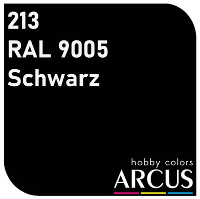 E213 Алкидная эмаль RAL 9005 Schwarz ARC-E213 фото