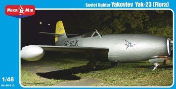 Сборная модель 1:48 истребителя Як-23 МикроМир, геликоптеры и вертолеты MM48013 фото
