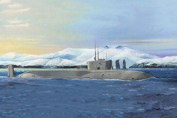Збірна модель Hobby Boss к-535 'Юрій Долгорукий' - 1:350 масштабна з пластику, флот і підводні човни HB83520 фото