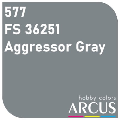 E577 Алкидная эмаль FS 36251 Aggressor Gray ARC-E577 фото