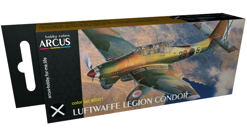 2001 Набор красок 'Luftwaffe Legion Condor' ARC-SET02001 фото