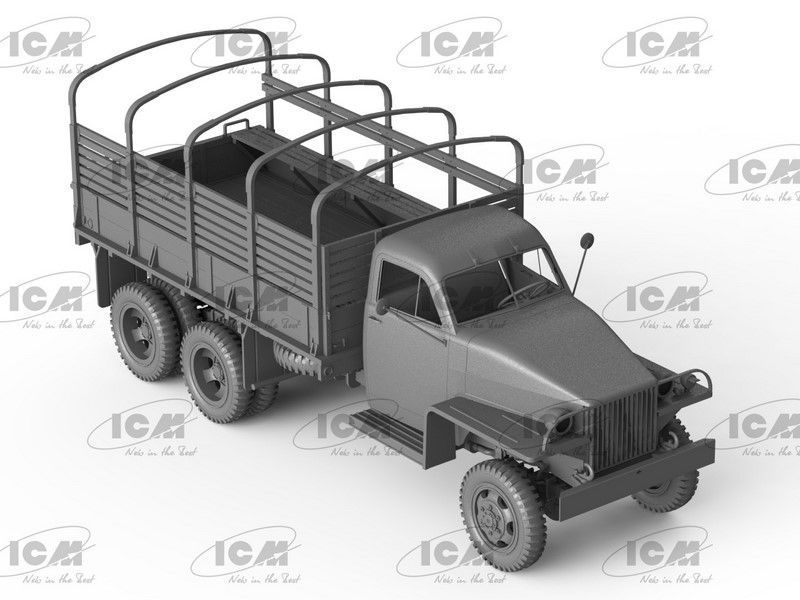 Сборная модель ICM studebaker US6 - 1:35 из пластика, военные автомобили ICM35511 фото