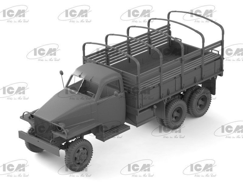 Сборная модель ICM studebaker US6 - 1:35 из пластика, военные автомобили ICM35511 фото