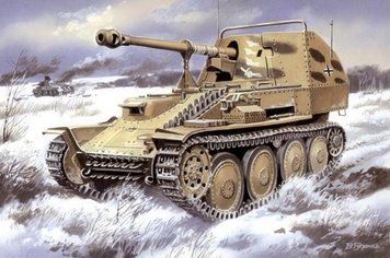 Сборная модель 1:72 сау Marder III Ausf. M Unimodels, танки и САУ UM344 фото