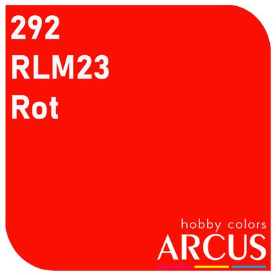 E292 Алкідна емаль RLM 23 Rot Alкідна емаль RLM 23 Rot ARC-E292 фото