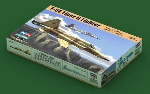 Збірна модель Hobby Boss f-5E 'Tiger II' - 1:72 масштабна з пластику, гелікоптери та вертольоти HB80207 фото