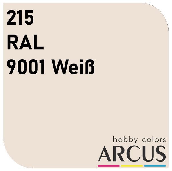 E215 Алкидная эмаль RAL 9001 Weiß ARC-E215 фото