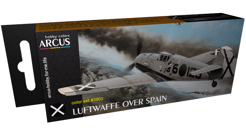 2002 Набір фарб 'Luftwaffe over Spain' ARC-SET02002 фото